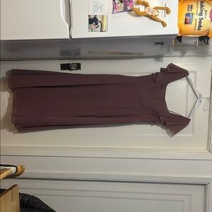 Elegant Mauve Dress